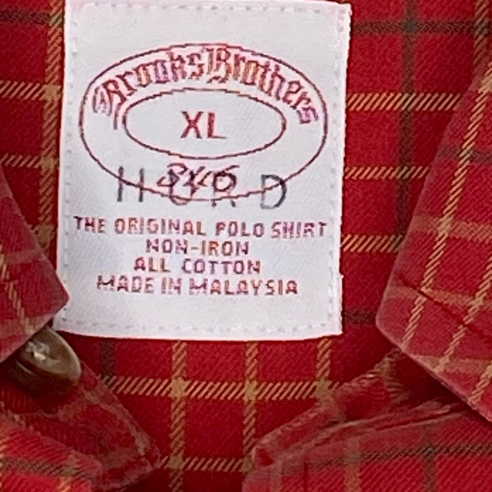 Brooks Brothers Men’s Non-Iron‎ Long Sleeve Shirt Sz XL - Picture 4 of 4